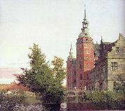 Christen Kobke Frederiksborg Castle seen from the Northwest France oil painting reproduction